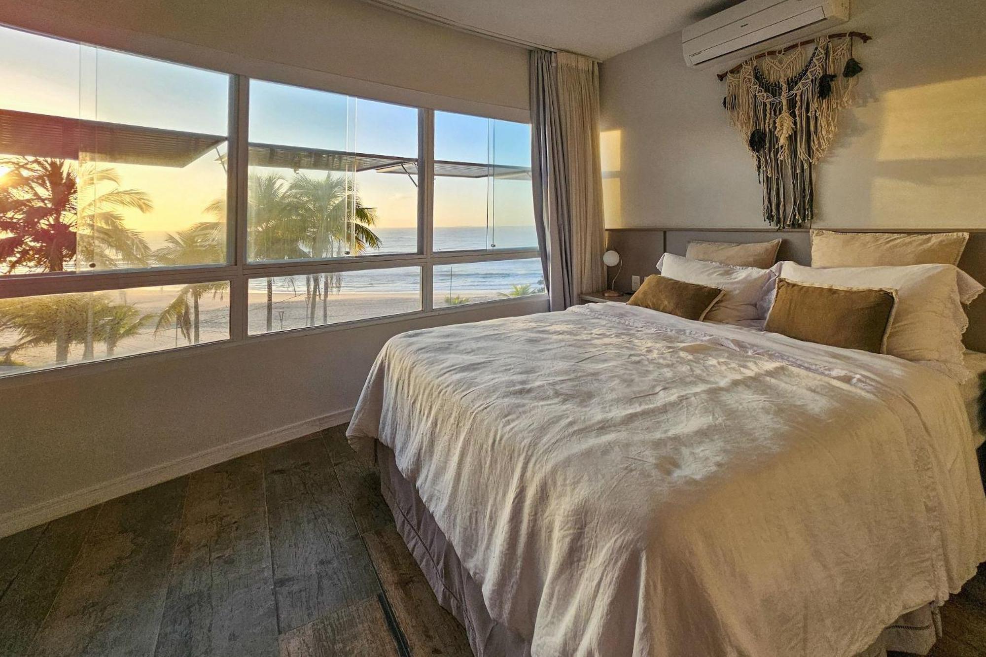 25C - Pe Na Areia Da Praia Do Tombo + Roupas De Cama + Vivo Fibra Guarujá Exterior foto